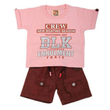 Newborn Boys Half Sleeves Suit - Pink, Kids, NB Boys Sets And Suits, Chase Value, Chase Value