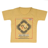 Boys Half Sleeves T-Shirt 14-24 - Mustard, Kids, Boys T-Shirts, Chase Value, Chase Value