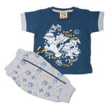 Newborn Boys Half Sleeves Suit - Blue, Kids, NB Boys Sets And Suits, Chase Value, Chase Value
