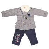 Girls Full Sleeves Pant Suit - Grey, Kids, Girls Sets And Suits, Chase Value, Chase Value