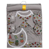 Newborn Gift Set 8Pcs - Grey, Baby Care, Chase Value, Chase Value