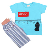 Boys Short Suit - Blue, Kids, Boys Sets And Suits, Chase Value, Chase Value