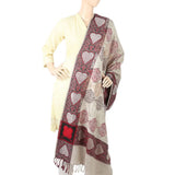 Women's Silki Jaal Shawl - Pink, Women, Shawls And Scarves, Chase Value, Chase Value