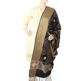 Women's Silki Jaal Shawl - Black, Women, Shawls And Scarves, Chase Value, Chase Value
