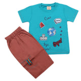 Boys Short Suit - Sea Green, Kids, Boys Sets And Suits, Chase Value, Chase Value