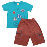 Boys Short Suit - Sea Green, Kids, Boys Sets And Suits, Chase Value, Chase Value