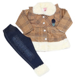 Girls Full Sleeves Pant Suit - Brown, Kids, Girls Sets And Suits, Chase Value, Chase Value