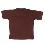 Boys Half Sleeves T-Shirt 14-24 - Dark Brown, Kids, Boys T-Shirts, Chase Value, Chase Value