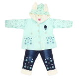 Girls Full Sleeves Pant Suit - Cyan, Kids, Girls Sets And Suits, Chase Value, Chase Value