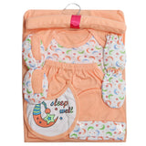 Newborn Gift Set 8 Pcs - Peach, Baby Care, Chase Value, Chase Value