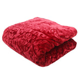 Double Bed Blanket NG Best 2 PLY - Maroon, Home & Lifestyle, Blanket, Chase Value, Chase Value