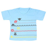 Boys Half Sleeves T-Shirt 14-24 - Blue, Kids, Boys T-Shirts, Chase Value, Chase Value