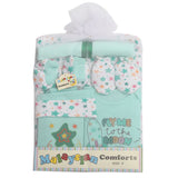 Newborn Fancy Gift Set 8Pcs - Light Green, Baby Care, Chase Value, Chase Value
