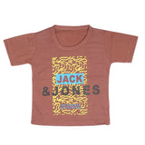 Boys Half Sleeves T-Shirt 14-24 - Brown, Kids, Boys T-Shirts, Chase Value, Chase Value