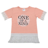 Girls Half Sleeves Fancy Tops - Peach, Kids, Tops, Chase Value, Chase Value