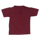 Boys Half Sleeves T-Shirt 14-24 - Maroon, Kids, Boys T-Shirts, Chase Value, Chase Value