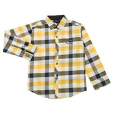 Boys Full Sleeves Shirt - Yellow, Boys Shirts, Chase Value, Chase Value