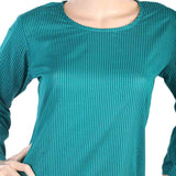 Women's Plain Kurti - Green, Women, Ready Kurtis, Chase Value, Chase Value