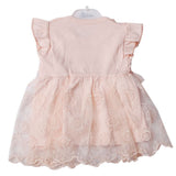 Newborn Girls Frock - Peach, Newborn Girls Frocks, Chase Value, Chase Value