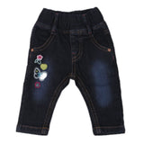 Newborn Girls Denim Pant C-11 - Dark Blue, Kids, NB Girls Shorts Skirts And Pants, Chase Value, Chase Value