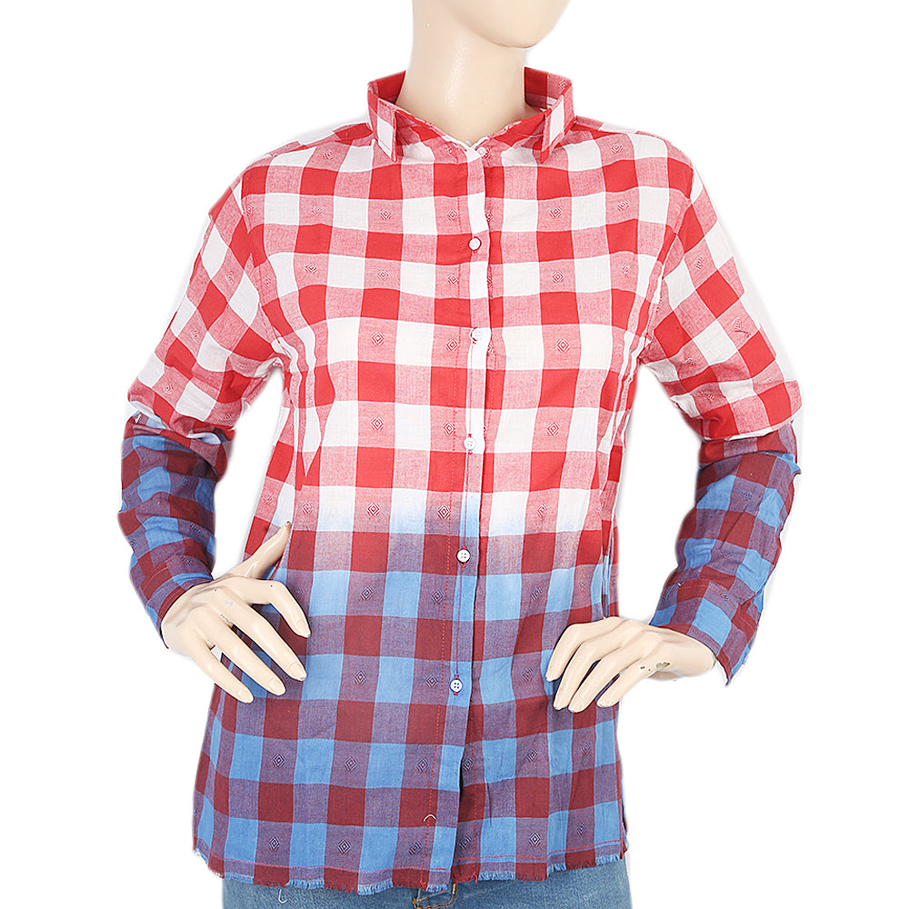 Women's Western Top - Red, Women, T-Shirts And Tops, Chase Value, Chase Value