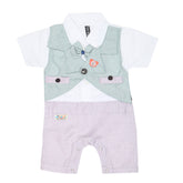 New Born Boys Romper 43109 - Sea Green, Kids, NB Boys Rompers, Chase Value, Chase Value