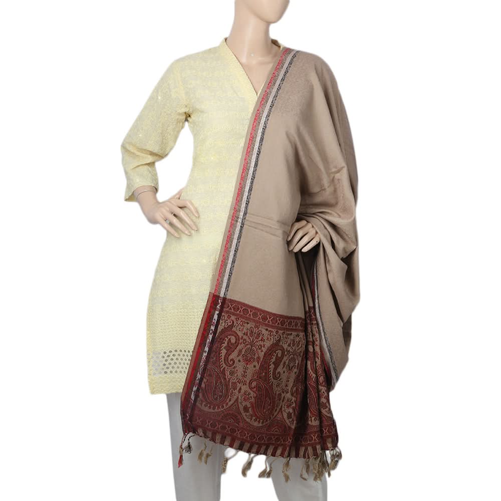 Women's Kastori Peoar Shawl - Maroon, Women, Shawls And Scarves, Chase Value, Chase Value