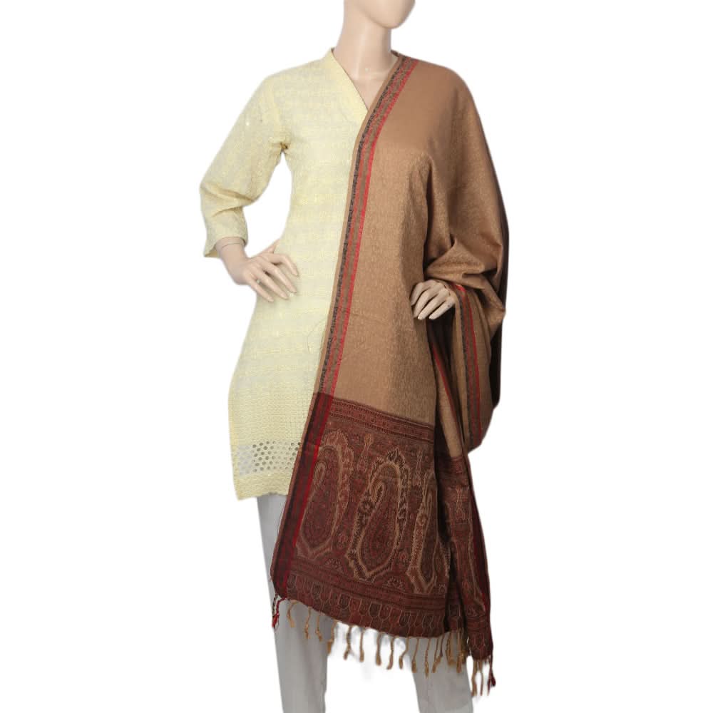 Women's Kastori Peoar Shawl - Maroon, Women, Shawls And Scarves, Chase Value, Chase Value