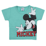 Newborn Boys Half Sleeves T-Shirt - Green, Kids, Newborn Boys Shirts And T-Shirts, Chase Value, Chase Value