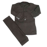 Boys Embroidered Kurta Shalwar Suit - Black, Kids, Boys Shalwar Kameez, Chase Value, Chase Value