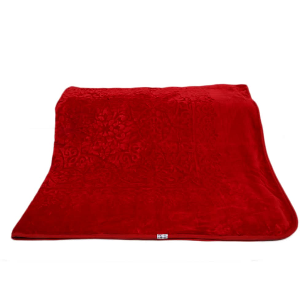 Double Bed Blanket NG Best 2 PLY - Red, Home & Lifestyle, Blanket, Chase Value, Chase Value