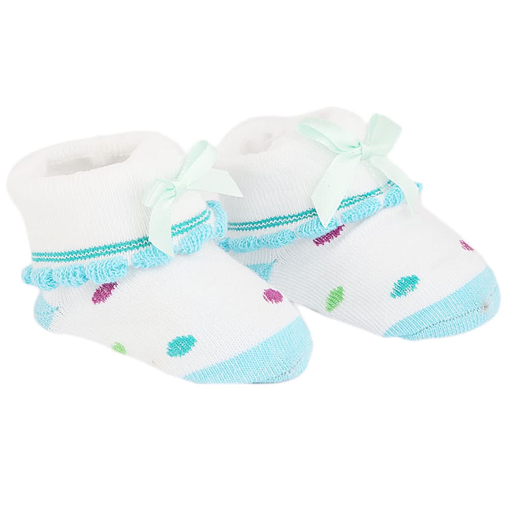 Newborn Booties - Sky Blue, Kids, NB Shoes And Socks, Chase Value, Chase Value