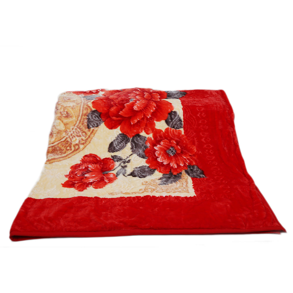 Double Bed Blanket Durex 2 Ply - Red, Home & Lifestyle, Blanket, Durex, Chase Value