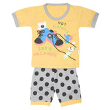 Boys Half Sleeves Suits Sml - Mustard, Kids, Boys Sets And Suits, Chase Value, Chase Value