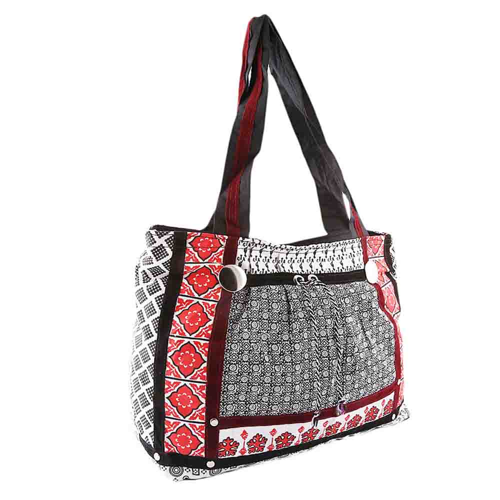 Women's Canvas Handbag (2125) - Black, Women, Bags, Chase Value, Chase Value