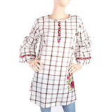 Women's Strip Cotton Kurti - Brown, Women, Ready Kurtis, Chase Value, Chase Value