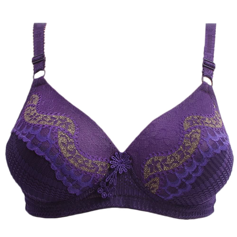 Women's Foam Bra - Dark Purple, Women Bras, Chase Value, Chase Value