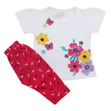 Newborn Girls Half Sleeves Suits - Pink, Kids, Newborn Girls Sets And Suits, Chase Value, Chase Value