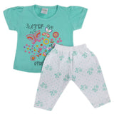 Newborn Girls Half Sleeves Suits - Green, Kids, Newborn Girls Sets And Suits, Chase Value, Chase Value