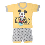 Boys Half Sleeves Suits Sml 9102 - Mustard, Kids, Boys Sets And Suits, Chase Value, Chase Value