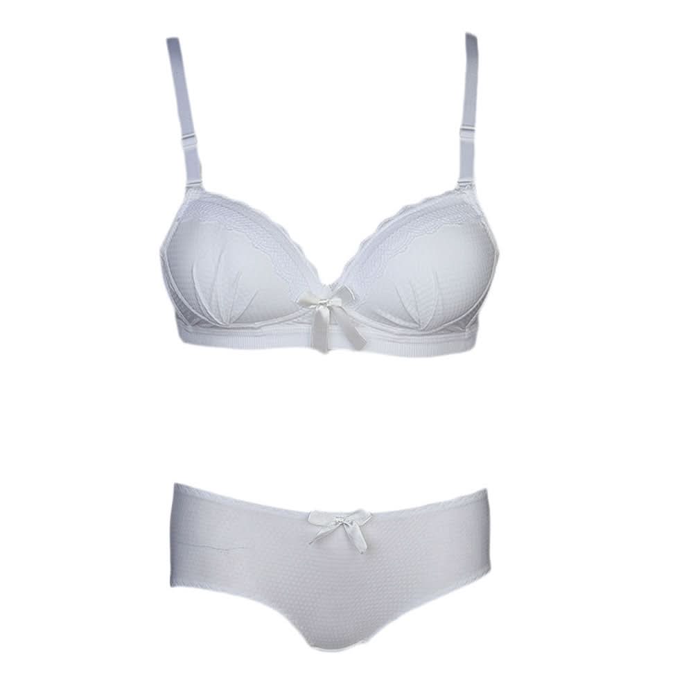 Women's Foam Bra & Panty Set - White, Women, Bra And Panty Sets, Chase Value, Chase Value