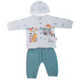 Newborn Boys Full Sleeves Suit - Sea-Green, Kids, NB Boys Sets And Suits, Chase Value, Chase Value