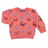 Newborn Girls Full Sleeves T-shirt - Tea Pink, Newborn Girls T-Shirts, Chase Value, Chase Value