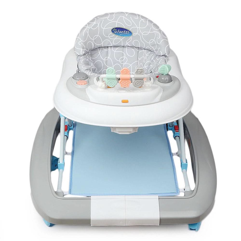 Baby Walker & Rocker 2 in 1 W1001 - Grey, Kids, Carrier Strollers And Furniture, Chase Value, Chase Value