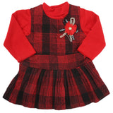 Newborn Girls 2 Piece Frock - Red, Kids, NB Girls Frocks, Chase Value, Chase Value