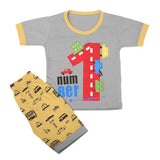 Boys Half Sleeves Suits 9098 - Grey, Kids, Boys Sets And Suits, Chase Value, Chase Value