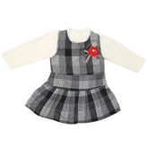 Newborn Girls 2 Piece Frock - Off White, Kids, NB Girls Frocks, Chase Value, Chase Value