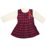 Newborn Girls 2 Piece Frock - Off White, Kids, NB Girls Frocks, Chase Value, Chase Value