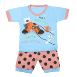 Boys Half Sleeves Suits Sml 9101 - Blue, Kids, Boys Sets And Suits, Chase Value, Chase Value