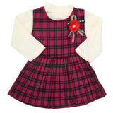 Newborn Girls 2 Piece Frock - Off White, Kids, NB Girls Frocks, Chase Value, Chase Value